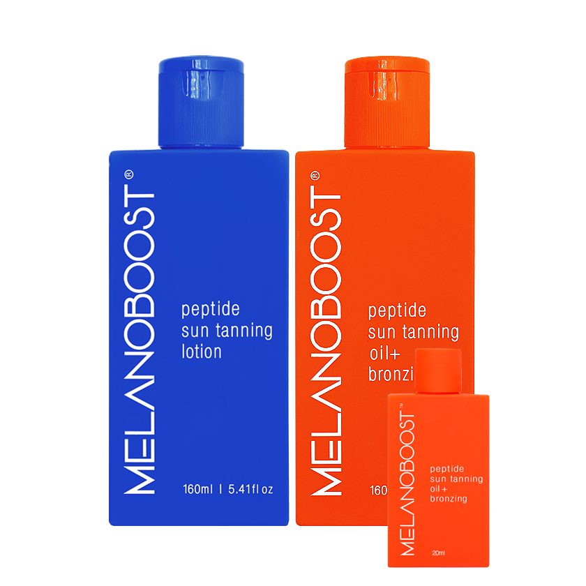 Melanoboost Peptide Sun Tanning Lotion Oil Bronzing