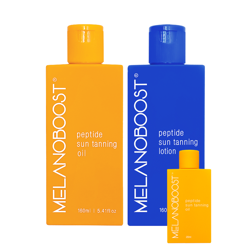 Melanoboost Peptide Sun Tanning Oil Lotion