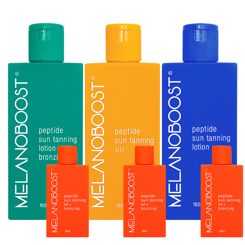 Melanoboost Peptide Sun Tanning Lotion Bronzing Oil