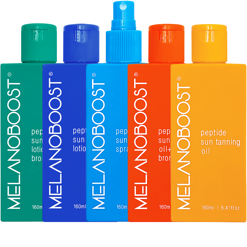 Melanoboost Peptide Sun Tan Oils Lotion Spray