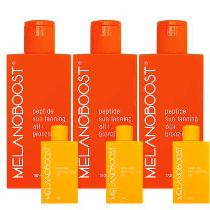 Melanoboost Peptide Sun Tanning Accelerator Oil Bronzing